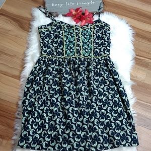 LC Lauren Conrad Cruise Wear Floral Sundress Sz 16